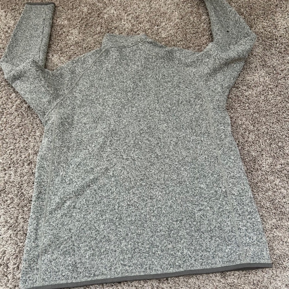Patagonia Better Sweater 1/4 Zip Fleece Wabash College Grey Mens Large L - Picture 6 of 8